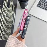Gradient Armour Transparent Acrylic Phone Case for Samsung S23 S24 Ultra S22 Plus Air Cushion Bumper Shockproof Protection Cover
