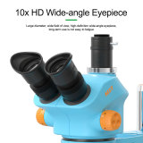 RELIFE RL-M5T-B11 0.7-5.0 Continuous Zoom Trinocular HD Microscope with Large Base Design Phone PCB Electronic Repair Microscope