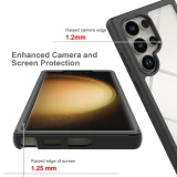 Hybrid Rugged Armor Shockproof Case For Samsung Galaxy S24 Ultra S24 S23 Plus S22+ S21+  S23 FE S21 FE Transparent Back Cover