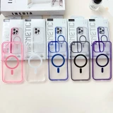 Neon Candy Color Translucent Shockproof Bumper Case For iPhone 17 Air 16 14 13 12 15Pro Max 11 For Magsafe Frosted Wireless Charging Cover