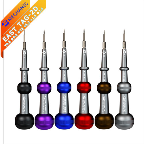 Screwdriver MECHANIC East Tag Precision Strong Magnetic High Hardness 360° Rotating Bearing Tools For Phone Camera Glasse Repair