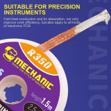 Mechanic R350 Desoldering Wire 1.0/1.5/2.0/2.5/3.0/3.5/4.0mm Width Low Residue For Electronics Welding Repair Cleaning Tool