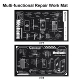 MECHANIC V77 V78 Heat Insulation Working Pad for Mobile Phone Camera Watch Maintenance Motherboard IC Chip Soldering Repair Mat