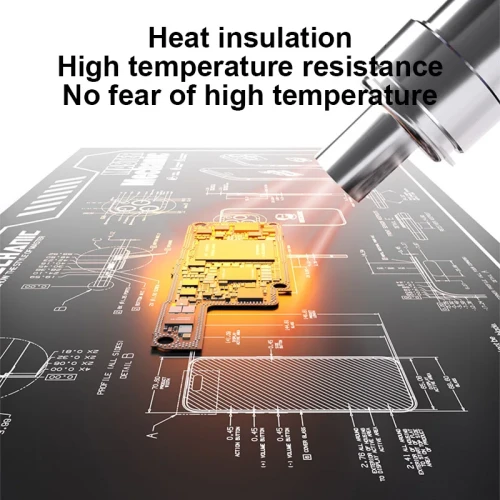 MECHANIC V77 V78 Heat Insulation Working Pad for Mobile Phone Camera Watch Maintenance Motherboard IC Chip Soldering Repair Mat