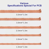 Mechanic R350 Desoldering Wire 1.0/1.5/2.0/2.5/3.0/3.5/4.0mm Width Low Residue For Electronics Welding Repair Cleaning Tool