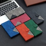 Wallte Capped Prism Card Magnetic Flip Leather Case For Samsung Galaxy S24 S23 FE S22 Ultra S21 Plus S20 S10 S9 Note 20 10 Lite