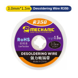Mechanic R350 Desoldering Wire 1.0/1.5/2.0/2.5/3.0/3.5/4.0mm Width Low Residue For Electronics Welding Repair Cleaning Tool