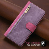 RFID Zipper Leather Wallet Flip Case For Samsung S22 Ultra S21 FE S20 Plus A53 A73 A21S S10 A52 A72 A33 A53 A51 A32 A12 Cover