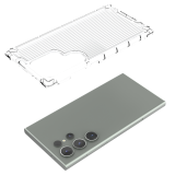 Shockproof Transparent Case For Samsung S24 Ultra S23 Plus A55 A35 A25 A54 A34 A15 A14 A13 Camera Protection Armor Bumper Cover