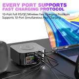MECHANIC X-Power Plus Max Multi-port Charger Multifunctional Desktop Charging Station Fast Charging for Phone Tablet