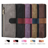RFID Zipper Leather Wallet Flip Case For Samsung S22 Ultra S21 FE S20 Plus A53 A73 A21S S10 A52 A72 A33 A53 A51 A32 A12 Cover
