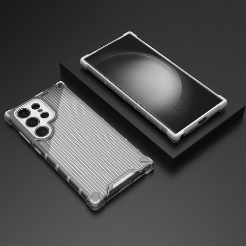 Shockproof Transparent Case For Samsung S24 Ultra S23 Plus A55 A35 A25 A54 A34 A15 A14 A13 Camera Protection Armor Bumper Cover