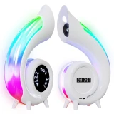 BT Speaker Multifunctional 6 in 1 LED RGB Wireless Speaker Alarm Clock