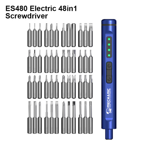 MECHANIC ES480 48 in 1 Multifunctional Electric Screwdriver Set for Mobile Phone Repair High Hardness Disassembly Screwdriver