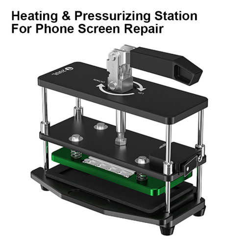 2UUL DA05 Heating & Pressurizing Station for Mobile Phone Maintenance LCD Screen Back Cover Hot Pressing Retaining Holding Tool