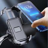 Bike Phone Holder 360 View Universal Bicycle Phone Holder For Mobile Phone Stand Shockproof Bracket GPS Clip