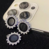 3D Tempered Glass Diamond Metal Camera Lens Protector For IPhone 16 15 Pro Max 14 Plus 14 Pro Max 15Plus Protection Protective Film