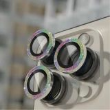 Metal Protective Glass For IPhone 16 15 14 13 12 11 Pro Max Glitter Camera Lens Protection Glass For IPhone 14 Plus 15Pro Max Film