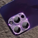 Glitter Full Cover Camera Lens Protector Glass For IPhone 16 15 14 13 12  Pro Max Lens Ring Protection Film On IPhone 12 13Mini