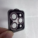 Camera Lens Protection Glass For IPhone 16 15 14 13 12 Pro Max Lens Metal Ring Protector On For IPhone 13 Mini 14 15 Plus 12 Pro Max Film