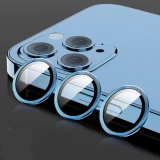 Camera Lens Protection Glass For IPhone 16 15 14 13 12 Pro Max Lens Metal Ring Protector On For IPhone 13 Mini 14 15 Plus 12 Pro Max Film