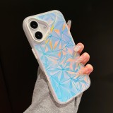 Aurora Gradient Diamond Glitter Case for iPhone 16 15 14 Pro Max Plus 11 12 13 Laser Colorful Color Contrast Shockproof Cover