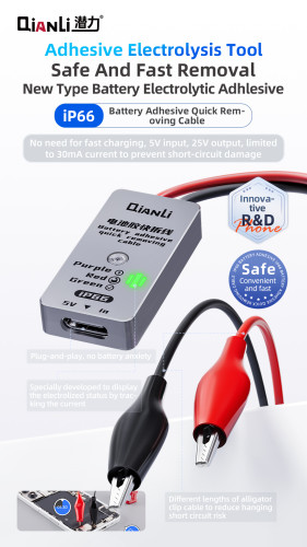 Qianli IP66 New Battery glue quick release line Electrolyte separation tool for safe and fast separation of new battery electrolytes Repair Tools