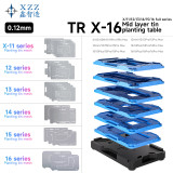 XZZ For iPhone X-11 15 16 Plus/16 Pro Max Motherboard Middle Frame BGA Reballing Stencil Tin Template Kits With Welding Steel Mesh