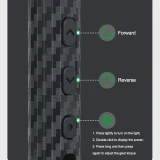 RELIFE E1 Carbon Fiber Electric Torque Screwdriver Set With 12 Bits Suitable For Mobile Phone Screw Disassembly Repair Tools