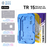 XZZ For iPhone X-11 15 16 Plus/16 Pro Max Motherboard Middle Frame BGA Reballing Stencil Tin Template Kits With Welding Steel Mesh