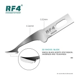 RF4 NEW 3D Glue Remover Blade IC Anti Static Brush 2 in 1 Double Headed Operation ，4 Interchangeable Head Shapes RF-KB11