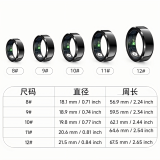 Smart Ring Heart Rate Tracker 5.1 Bluetooth-Compatible Blood Oxygen Tracker Multi-sport Modes Wearable for Android for IOS IP68