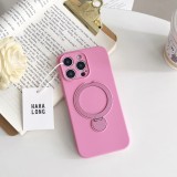 Liquid Silicone Magnetic Ring Holder Stand Case For iPhone 17 Air 16 15 13 14 Pro Max Plus Matte For Magsafe Lens Protector Armor Cover