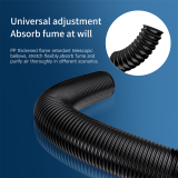 AIXUN ES02 Fume Extractor With LED Light for Mobile Phone Maintenance Efficient Strong Suction Smoking Purification Tool