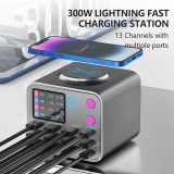 Dian Ba No.2 65W Max Single Port Super Charging 300W PD Fast Charging Desktop Lighting Station 10W Wireless Charging Supported