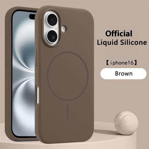 Luxury Original Liquid Silicone For Magsafe Case For iPhone 17 Air 16 Plus 15 14 13 12 11 Pro Max Magnetic Wireless Charging Soft Cover