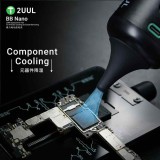 2UUL DA90 BB Nano Violent Electric Air Blowing Rechargeable Fan for Rapid Cooling for Mobile Motherboard Components