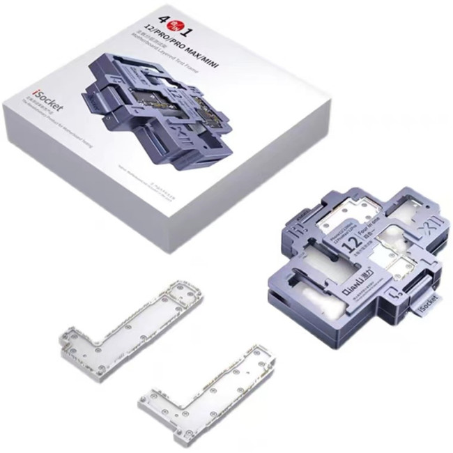Qianli iSocket Fixture Motherboard Layered Test For IP 12/12Pro/12Pro Max/12 Logic Board Diagnostic Tester