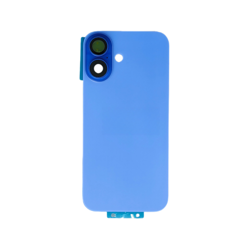 For iPhone 16 Plus Back Glass Cover Replacement Big Camera Hole comes with Sapphire Camera Frame Magnet