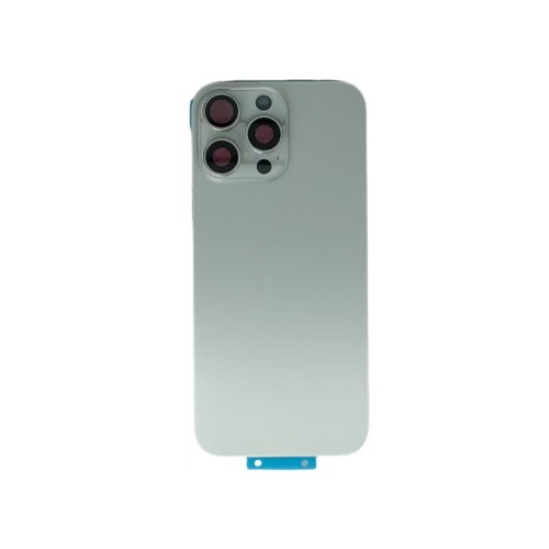 For iPhone 16 Pro Max Back Glass Cover Replacement Big Camera Hole comes with Sapphire Camera Frame Magnet