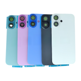 For iPhone 16 Back Glass Cover Replacement Big Camera Hole comes with Sapphire Camera Frame Magnet