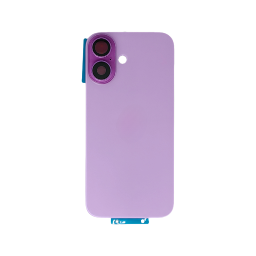 For iPhone 16 Back Glass Cover Replacement Big Camera Hole comes with Sapphire Camera Frame Magnet