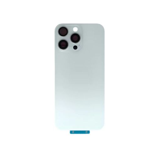 For iPhone 16 Pro Back Glass Cover Replacement Big Camera Hole comes with Sapphire Camera Frame Magnet