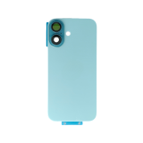 For iPhone 16 Back Glass Cover Replacement Big Camera Hole comes with Sapphire Camera Frame Magnet