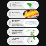 RELIFE RL-062E Hot Melt Glue Dispenser with Heat-Resistant Nozzle Rapid Heating Instant Glue Melting Glue Dispensing Tool