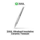 2UUL TW31 Ultrahard insulative Ceramic Tweezer for Precise Phone Board Repair Anti-Static Anti-Static Clamping Tweezers