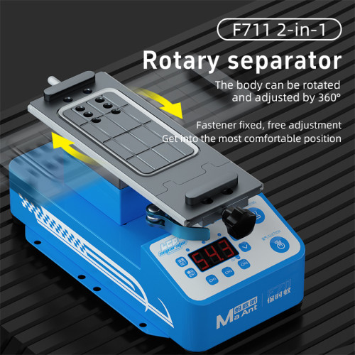 MaAnt F711 F712 3 in 1 LCD Screen Separator for Mobile Phone Multifunctional Straight/Curved Edge Screen Disassembly Machine