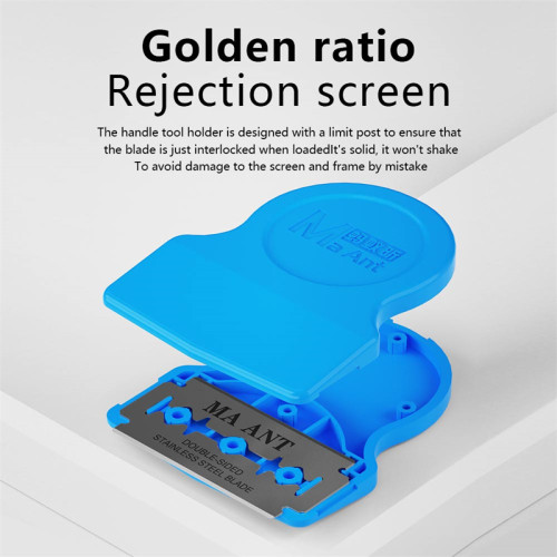 MaAnt M067 ABS Double-Sided Knife Holder for Mobile Phone Maintenance LCD Screen Frame Glue Removal Blade Clamp Tools