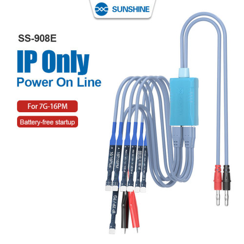 SUNSHINE SS-908E V10.0 Power Boot Control Line Dedicated For iPhone 7G -16 PM Mobile Phone Repair Power Supply Test Cable Line