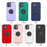 Armor Shockproof Case For iPhone 17 Air 12 13 14 15 16 Pro Plus Max 7 8 Plus X Xs XR Cover Magnetic Car Metal for iPhone 12 mini 11 pro max Phone Ring Holder case